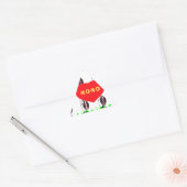Ik hou van Kenia Masai Art Print Sticker (Envelop)