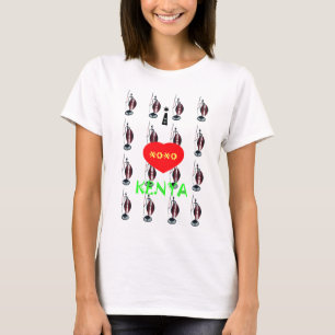 Ik hou van Kenia Masai Art Print T-shirt