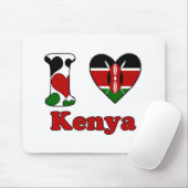 Ik hou van Kenia Muismat (Met muis)