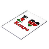 Ik hou van Kenia Notitieboek (Linkerzijde)