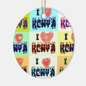 Ik hou van Kenia.png Keramisch Ornament (Links)