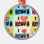 Ik hou van Kenia.png Metalen Ornament (Voorkant)