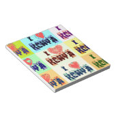 Ik hou van Kenia.png Notitieblok (Schuin)