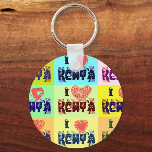 Ik hou van Kenia.png Sleutelhanger (Voorkant)
