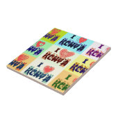 Ik hou van Kenia.png Tegeltje (Zijkant)