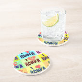 Ik hou van Kenia.png Zandsteen Onderzetter (Zijkant)