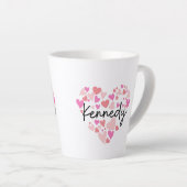Ik hou van Kennedy Latte Mok (Rechterhoek)