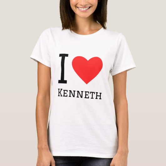 Ik hou van kenneth t-shirt (Voorkant)