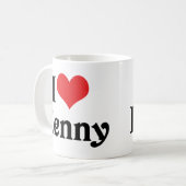 Ik hou van Kenny Koffiemok (Voorkant links)