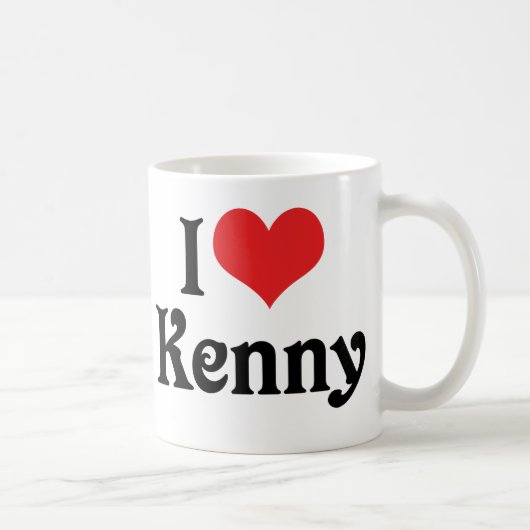 Ik hou van Kenny Koffiemok (Rechts)