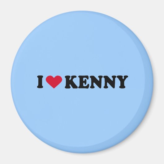 IK HOU VAN KENNY MAGNEET (Voorkant)