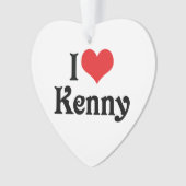 Ik hou van Kenny Ornament (voorkant)