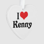 Ik hou van Kenny Ornament (voorkant)