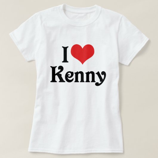 Ik hou van Kenny T-shirt (Design voorkant)