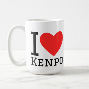 Ik hou van kenpo koffiemok