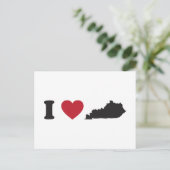 Ik hou van Kentucky Briefkaart (Staand voorkant)
