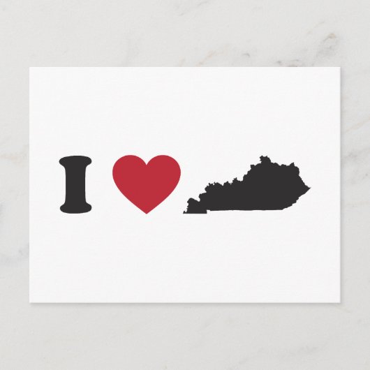 Ik hou van Kentucky Briefkaart (Voorkant)