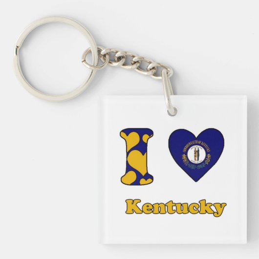 Ik hou van Kentucky Sleutelhanger (voorkant)