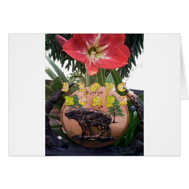 Ik hou van kenya Hakuna Matata cadeaus (Voorkant Horizontaal)