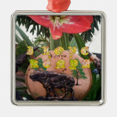 Ik hou van kenya Hakuna Matata cadeaus Metalen Ornament (Voorkant)