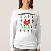 Ik hou van Kenya Maasai Design T-shirt (Voorkant)