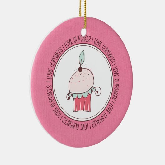 Ik hou van keramische kerstsieraden keramisch ornament (Rechts)