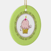 Ik hou van keramische kerstsieraden keramisch ornament (Rechts)