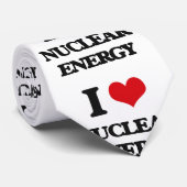 Ik hou van kernenergie stropdas (Opgerold)