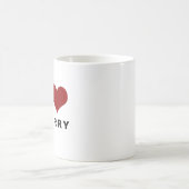 Ik hou van kersen. Cherry lover Koffiemok (Center)