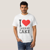 Ik hou van kersentaart t-shirt (Voorkant volledig)
