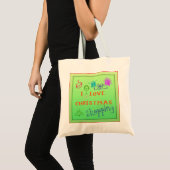 Ik Hou Van Kerst Winkel Boodschappentas Tote Bag (Voorkant (product))