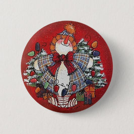 Ik hou van kerstButton Pin Ronde Button 5,7 Cm