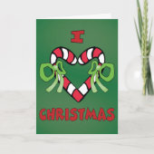 Ik hou van kerstfeestjes Kaart (Voorkant)