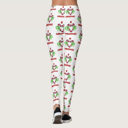 Ik hou van kerstLeggings Leggings (Achterkant)