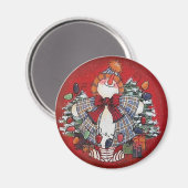 Ik hou van kerstmagneet magneet (Voorkant / Achterkant)