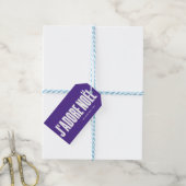 Ik hou van Kerstmis! Cadeaulabel (Met Touw)