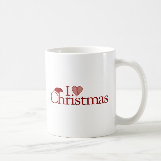 Ik hou van Kerstmis Koffiemok (Rechts)