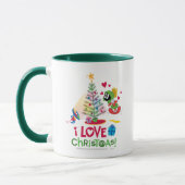 Ik hou van Kerstmis - MARVIN DE MARTIAAN™ Mok (Links)