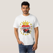 IK HOU VAN Kerstmis T-shirt (Voorkant volledig)