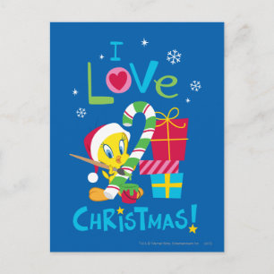 Ik hou van Kerstmis - TWEETY™ Feestdagenkaart