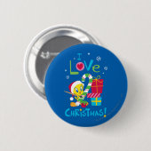 Ik hou van Kerstmis - TWEETY™ Ronde Button 5,7 Cm (Voorkant /achterkant)
