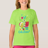 Ik hou van Kerstmis - TWEETY™ T-shirt (Voorkant)