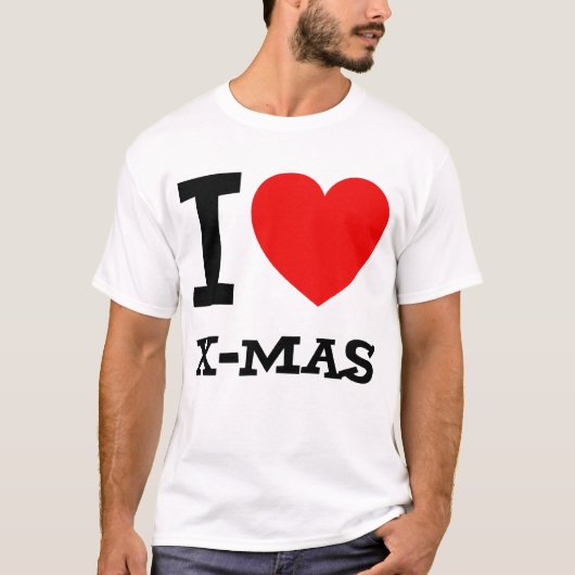 Ik hou van kerstT-shirt T-shirt (Voorkant)