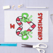 Ik hou van kersttissue paper tissuepapier (Craft)