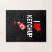 Ik hou van Ketchup Legpuzzel (Horizontaal)