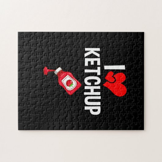 Ik hou van Ketchup Legpuzzel (Horizontaal)