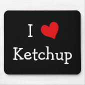Ik hou van Ketchup Muismat (Voorkant)