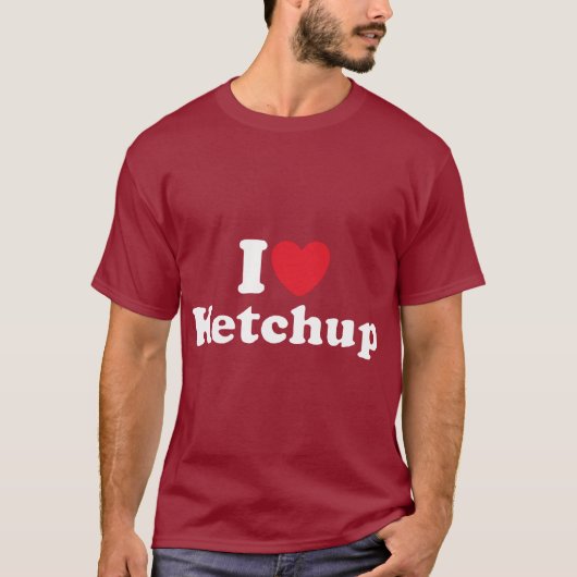 Ik hou van Ketchup T-shirt (Voorkant)