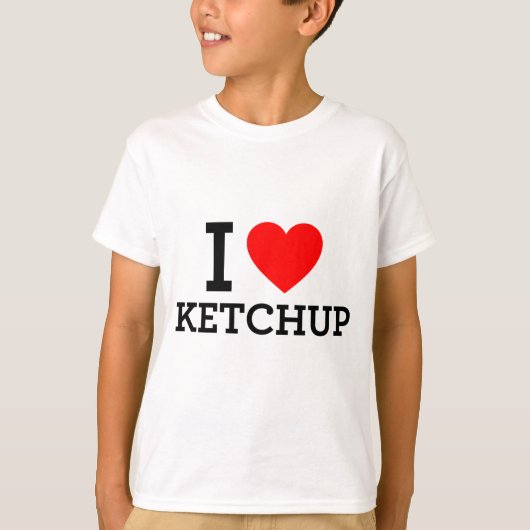 Ik hou van Ketchup T-shirt (Voorkant)