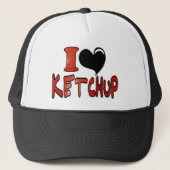 Ik hou van Ketchup Trucker Pet (Voorkant)